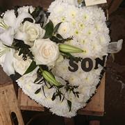 White Massed Hearth - Word, Letters or Number