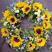 Large Sunflower Wreath