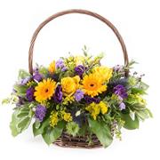 Purple and Yellow Basket - Peak Time